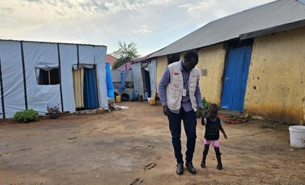 Refugee camp in south sudan